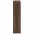 Cubierta de radiador madera marrón roble 205x21,5x83,5