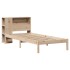 Cama con estantería sin colchón madera maciza de pino