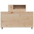 Estructura de cama sin colchón madera maciza de pino 100x200