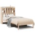 Cama con estantería sin colchón madera maciza de pino 75x190