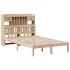 Cama con estantería sin colchón madera maciza de pino