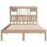Cama con estantería sin colchón madera maciza de pino