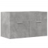 Mueble de lavabo madera ingeniería gris hormigón 90x38,5x46