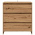 Aparador de madera de ingeniería roble artisan 70x41x75