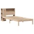 Cama con estantería sin colchón madera maciza de pino 75x190