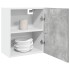 Armario colgante contrachapada gris hormigón 50x31x60