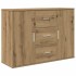 Aparador de madera de ingeniería roble artisan 90x29,5x65
