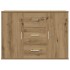 Aparador de madera de ingeniería roble artisan 90x29,5x65