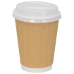 Tapas para vasos de café de cartón Ø90 mm 350 y 475 ml 1000 uds
