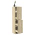 Armario botiquín madera ingeniería roble Sonoma 40x41x174,5