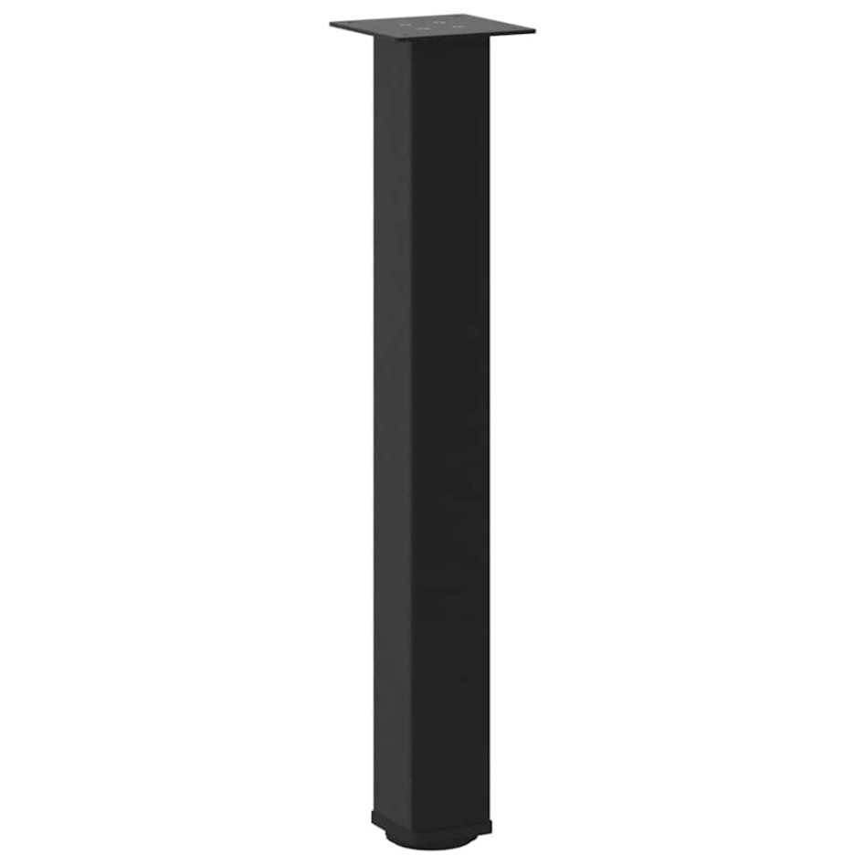 Patas para mesa de centro 4 uds acero negro 72-74