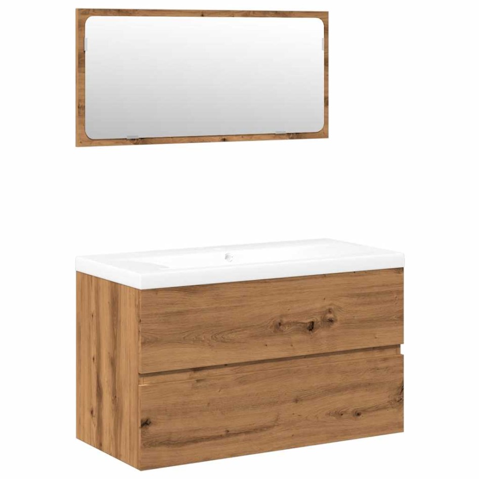 Juego de muebles de baño madera contrachapada artesanal