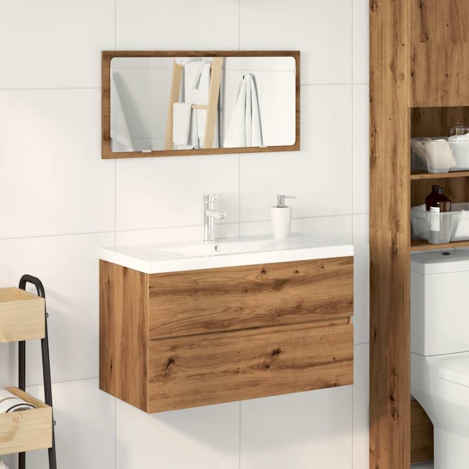 Juego de muebles de baño madera contrachapada artesanal