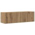 Muebles de TV de pared 6 uds madera ingeniería roble