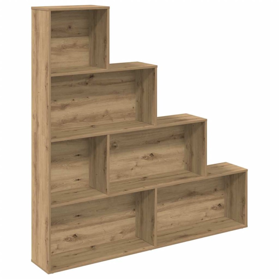 Estantería madera de ingeniería roble artisan 157x24x160