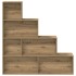Estantería madera de ingeniería roble artisan 157x24x160