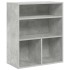 Estantería madera contrachapada gris hormigón 60x30x71,5