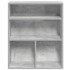 Estantería madera contrachapada gris hormigón 60x30x71,5