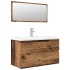 Juego de muebles de baño 3 piezas madera ingeniería