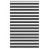 Estor cebra negro 140x230 cm tejido ancho 135,9 cm