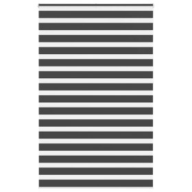 Estor cebra negro 140x230 cm tejido ancho 135,9 cm