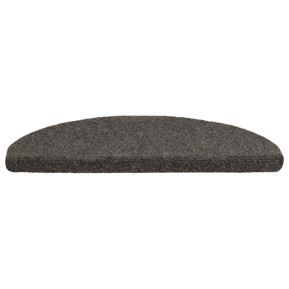 Alfombrilla autoadhesiva escalera 20 uds antracita 65x21x4