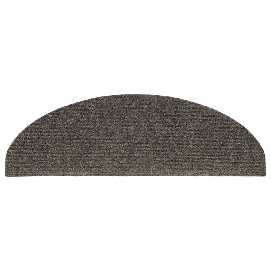 Alfombrilla autoadhesiva escalera 20 uds antracita 65x21x4