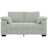 Sofá Loveseat gris claro 120 cm