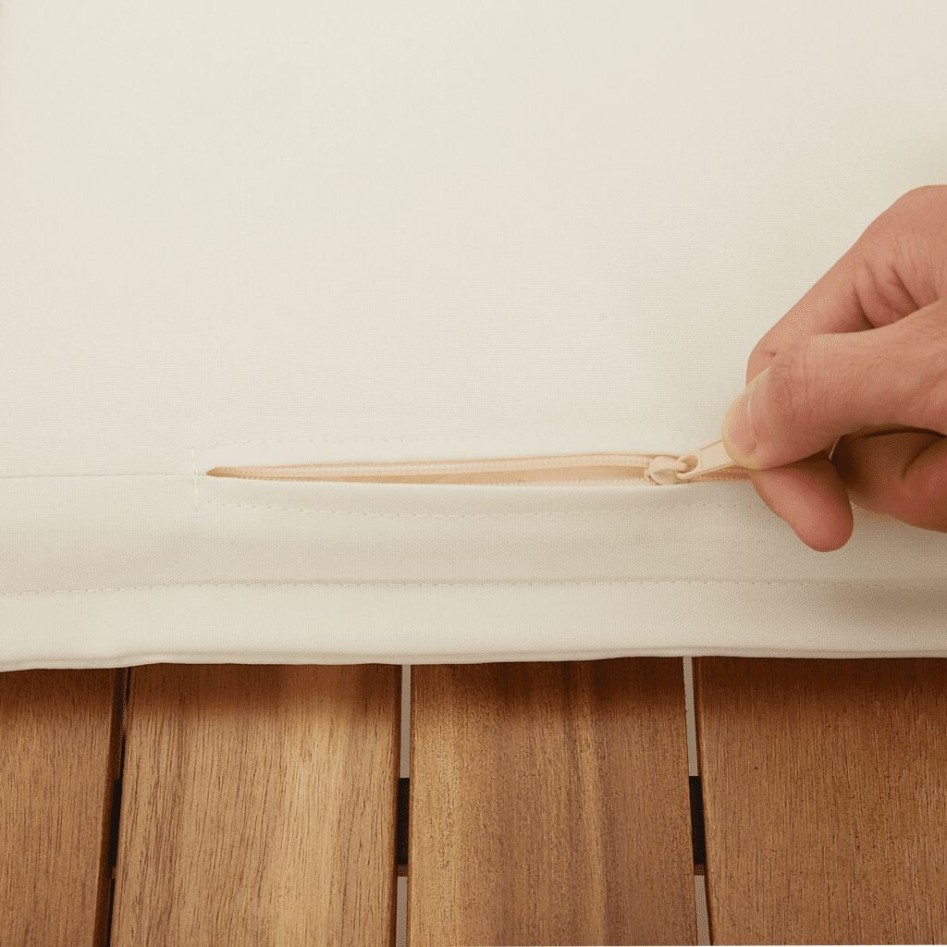 Set de comedor de jardín 7 pzas y cojines ratán sintético