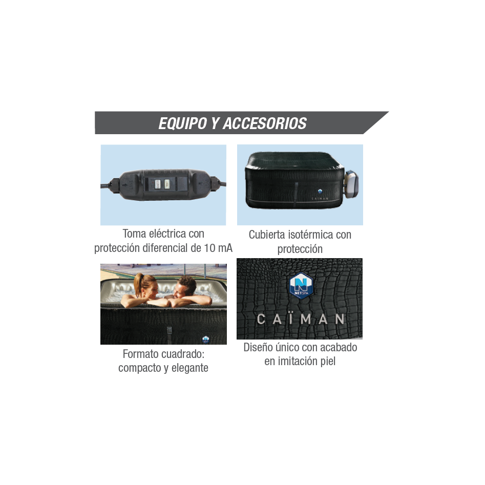 Spa hinchable NetSpa Caiman
