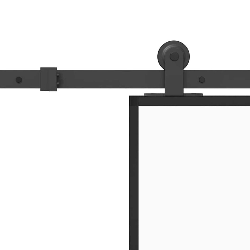 Puerta corredera set herrajes vidrio ESG aluminio 102,5x205