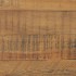 Cómoda de madera maciza de pino negro 42x35x110