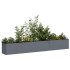 Jardinera de acero laminado en frío negro 280x40x40