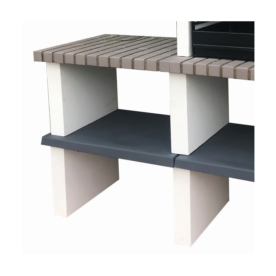 Oferta -Barbacoa con 2 encimeras, modelo Articimentos, estilo Collippo