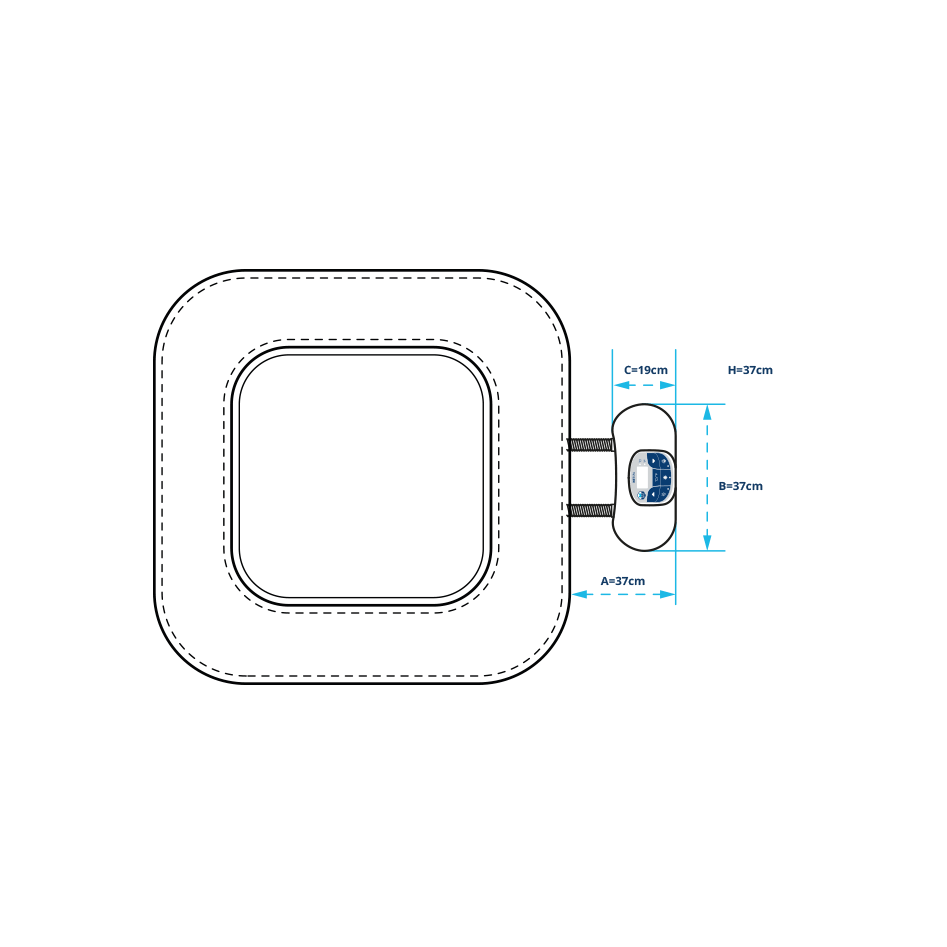 Spa hinchable NetSpa Caiman