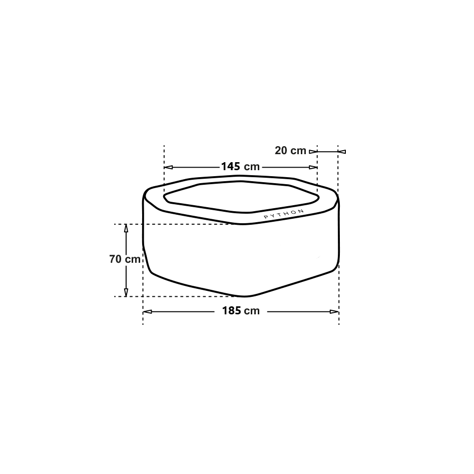 Spa hinchable NetSpa Python