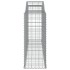 Cestas de gaviones 2 uds forma de arco hierro 300x50x120/140