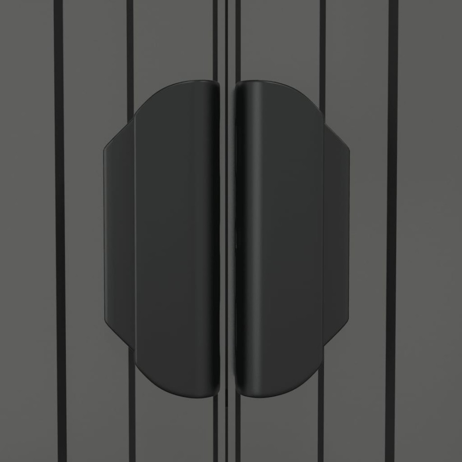 Cobertizo de jardín acero galvanizado gris claro 192x191x223