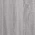 Set de muebles de baño 3 pzas madera contrachapada gris