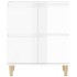 Aparadores 3 uds madera contrachapada blanco brillo 60x35x70
