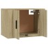 Set de muebles para TV 3 pzas madera contrachapada roble