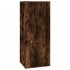 Set de muebles de TV 3 pzas madera contrachapada roble