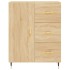 Aparador alto madera contrachapada color roble 69,5x34x180