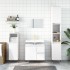 Juego de muebles de baño 3 pzas madera contrachapada