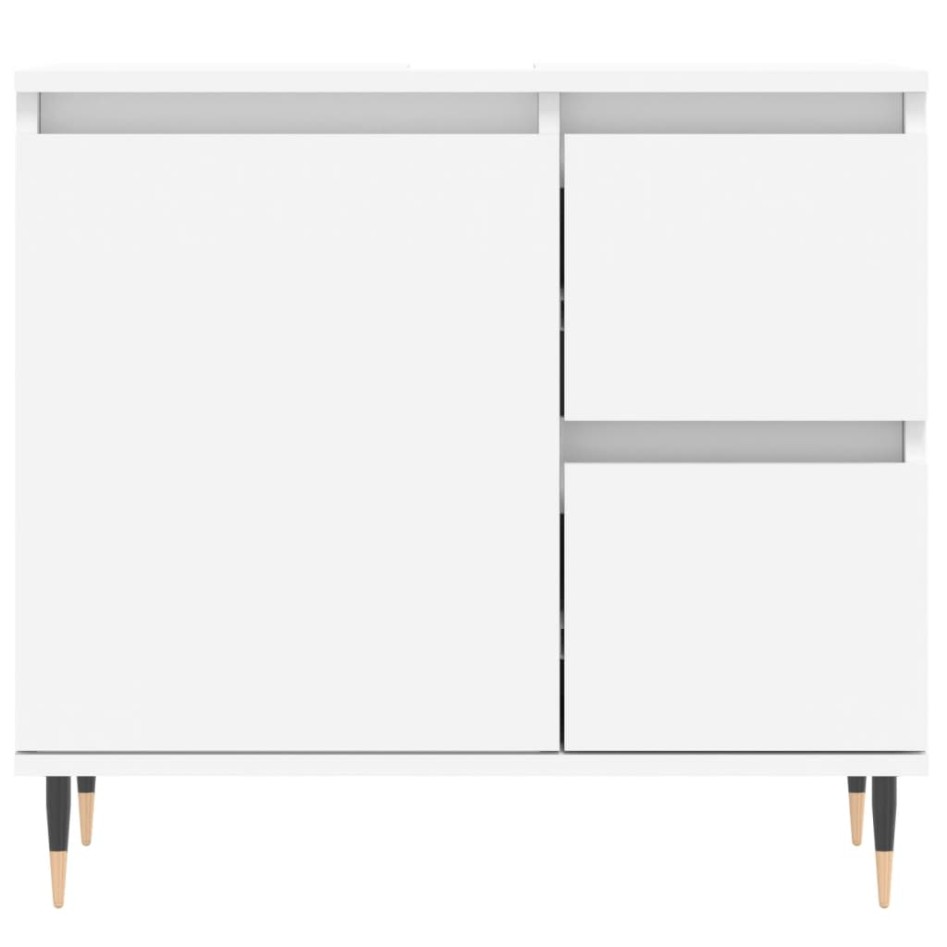 Juego de muebles de baño 3 pzas madera contrachapada