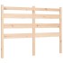 Estructura de cama con cabecero madera maciza 140x200