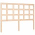 Estructura de cama con cabecero madera maciza 140x190