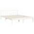 Estructura cama de matrimonio con cabecero madera maciza
