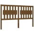 Estructura de cama matrimonio con cabecero madera marrón