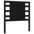 Estructura de cama individual con cabecero madera maciza